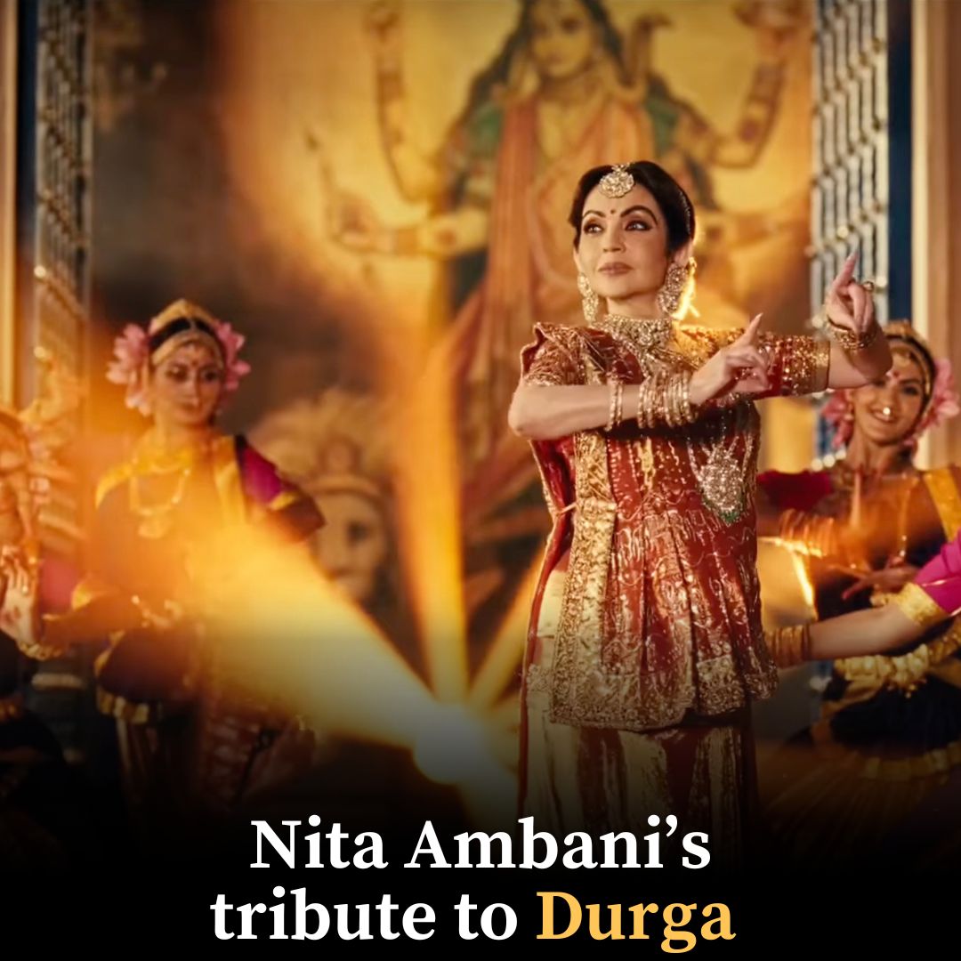 Nita Ambani’s tribute to Durga