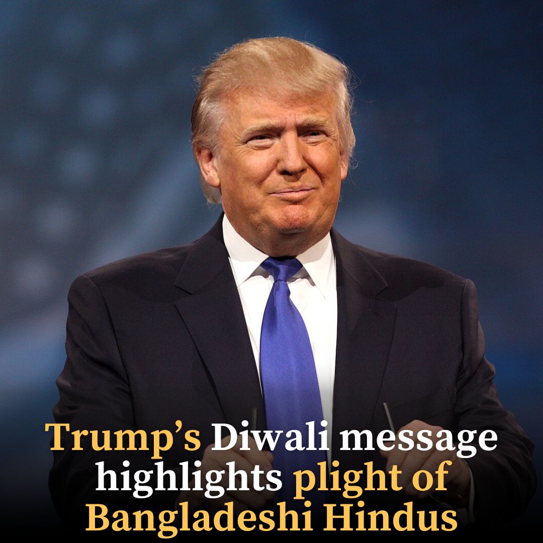 Trump’s Diwali message highlights plight ofBangladeshi Hindus