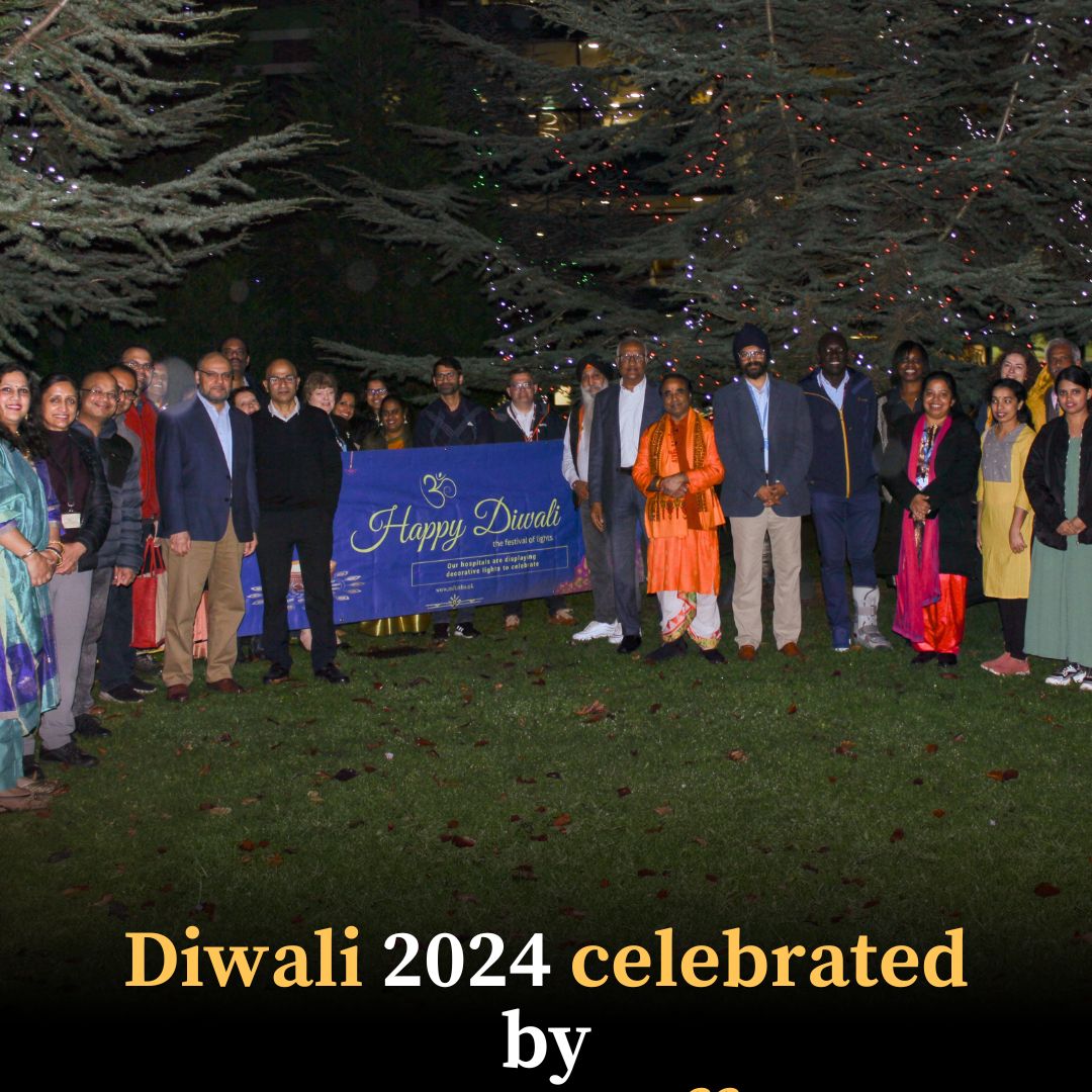 Diwali 2024 celebrated by NHS staff