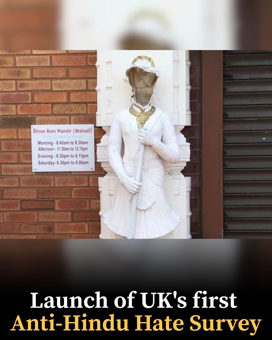 Launch of UK’s first anti-Hindu hate survey